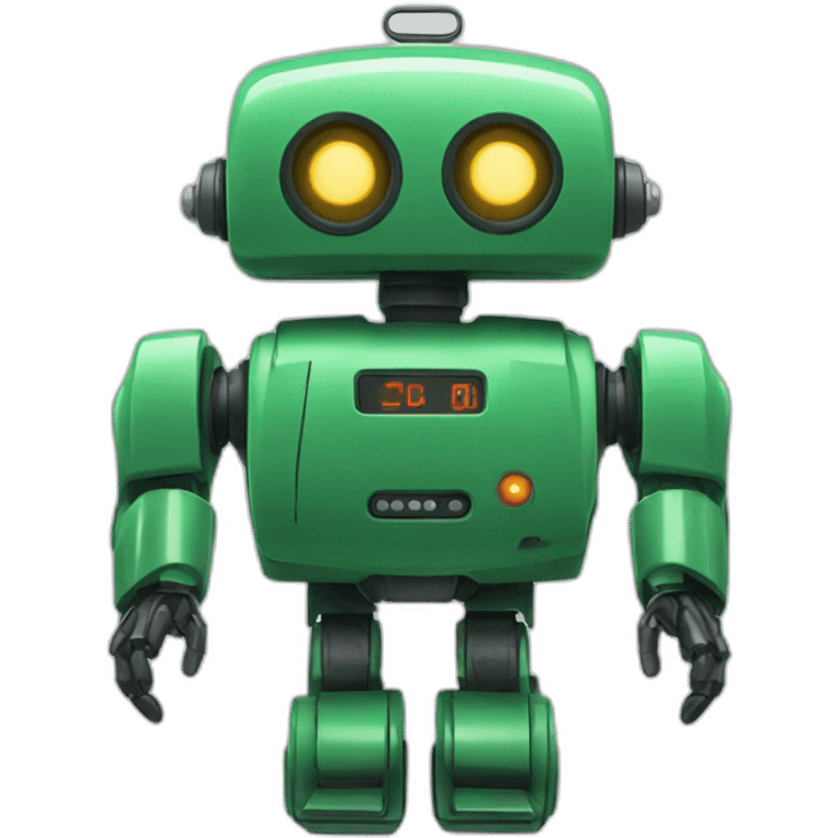 Alarm Robot Green emoji