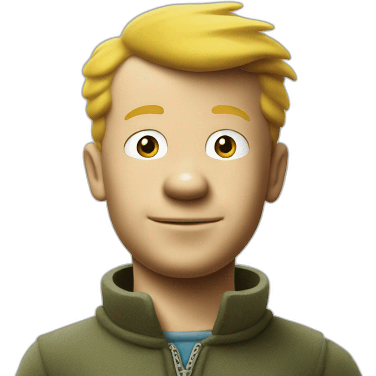 tintin by hergé emoji