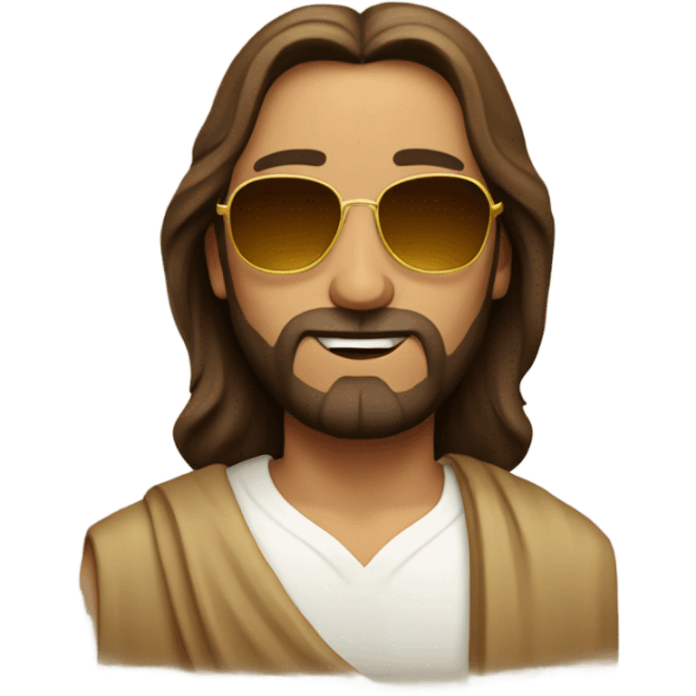 Jesus wearing sunglasses  emoji