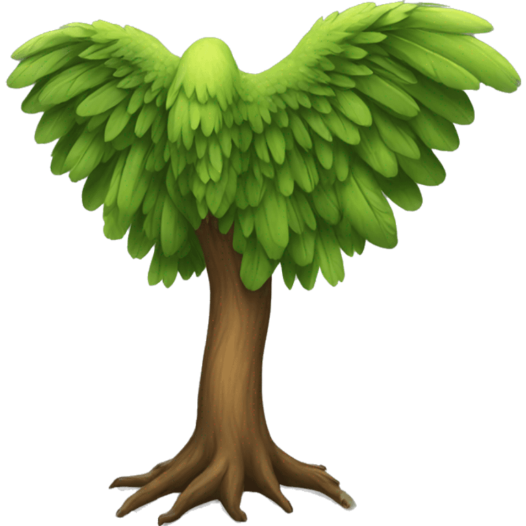 a tree with wings emoji