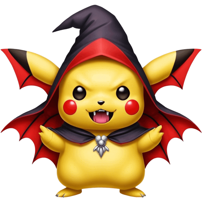 pikachu-ghostface vampire emoji