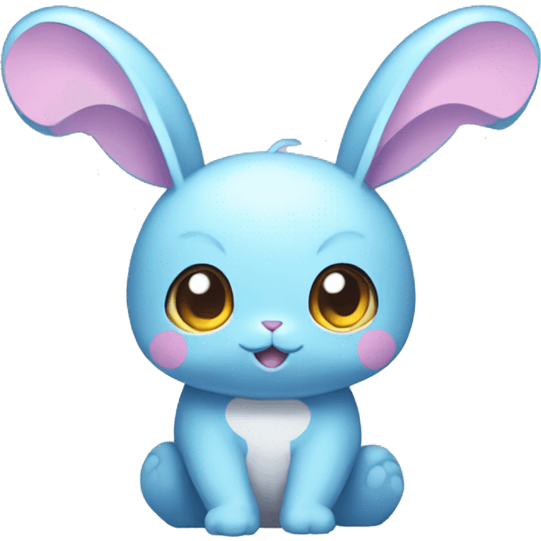 Kawaii Butterfly-Bunny-Pokémon-Fakémon Full Body emoji