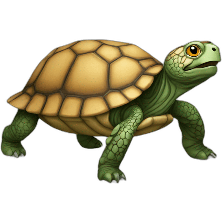 Tortue sur chien emoji