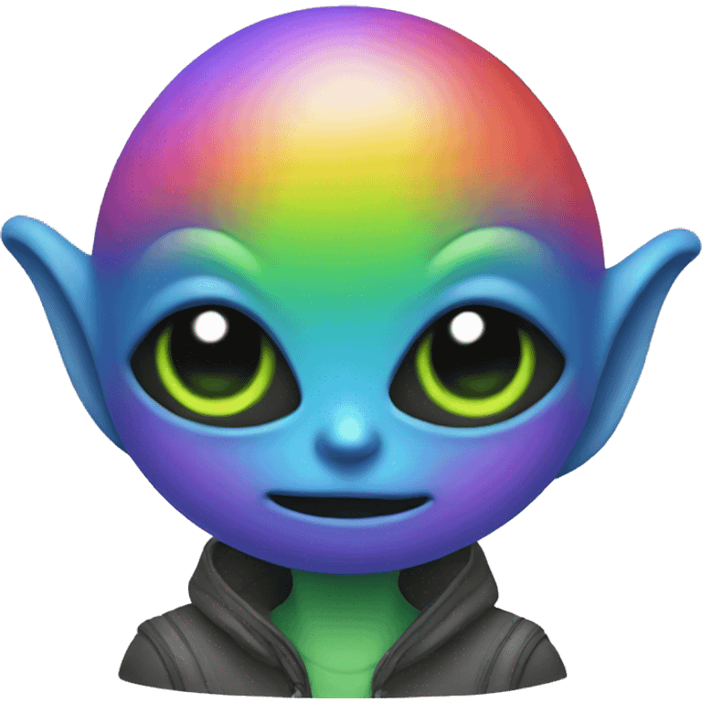 alien rainbow emoji