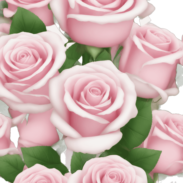 pink white roses bouquet  emoji