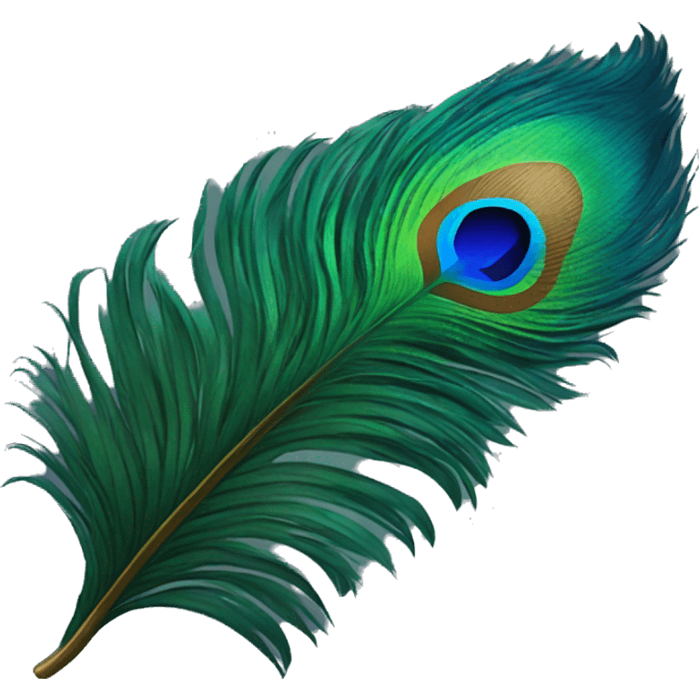 peacock feather emoji