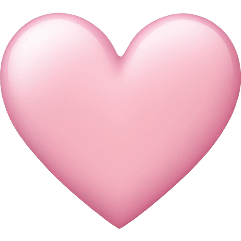 Light pink heart emoji