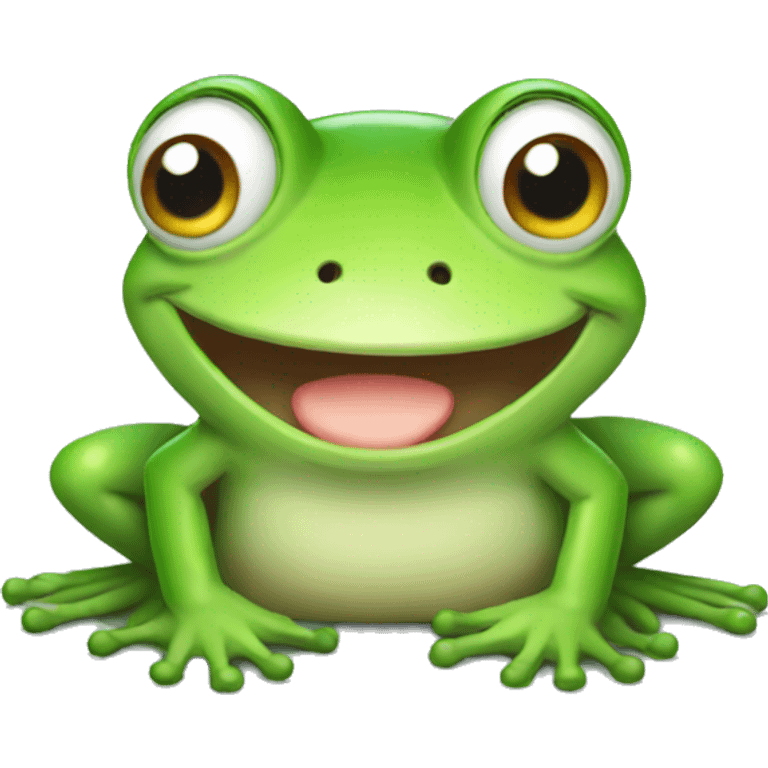 Happy  frog  emoji