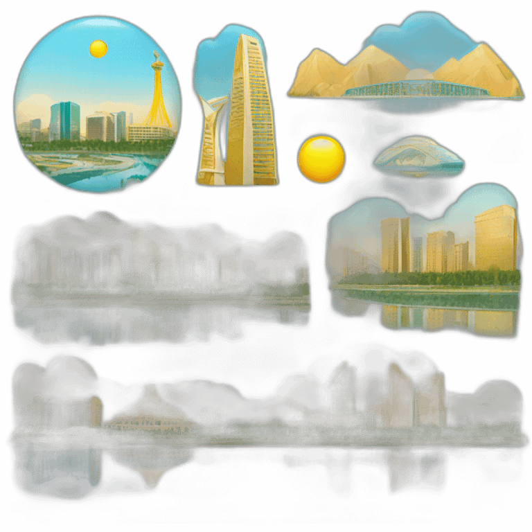 capital of Kazakhstan ASTANA emoji