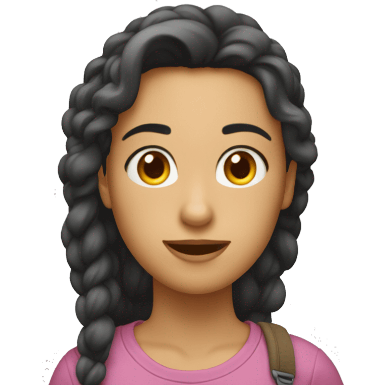 generame un emogi de una chica haciendo un alto emoji