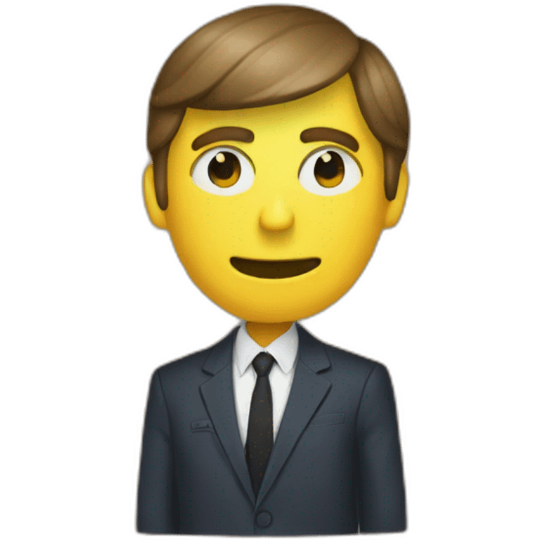 Macron on a mummy emoji