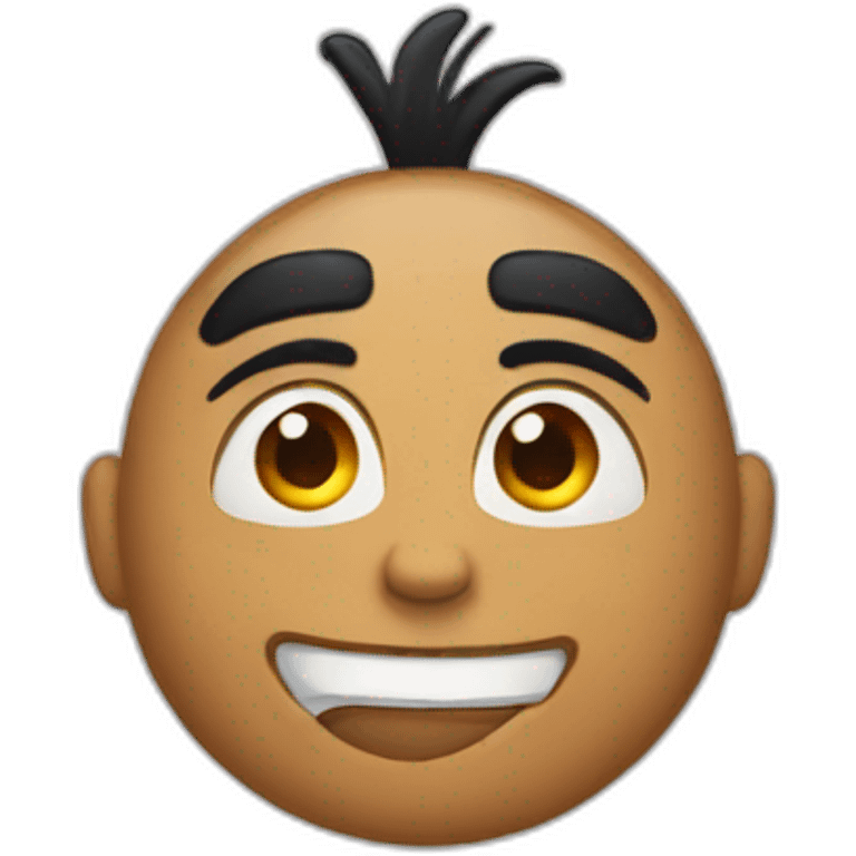 This emoji 🤨 but with the rock’s face emoji