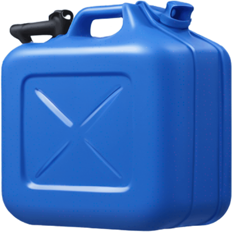 Blue plastic Jerry can emoji