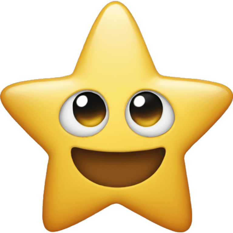 Only half of star emogi emoji