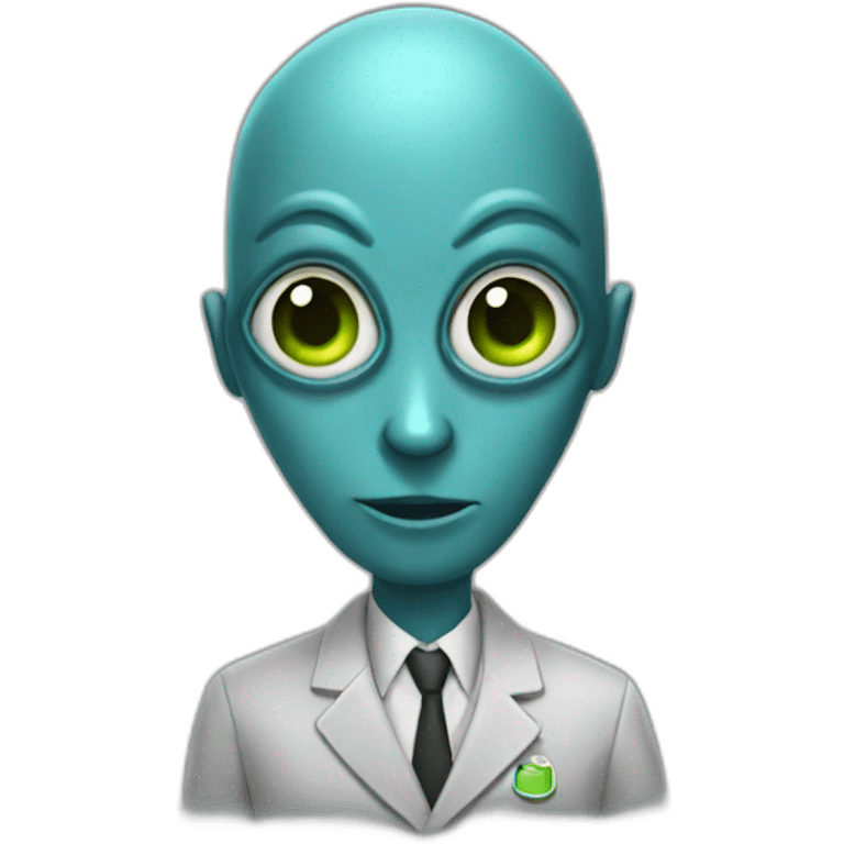 teacher, alien emoji