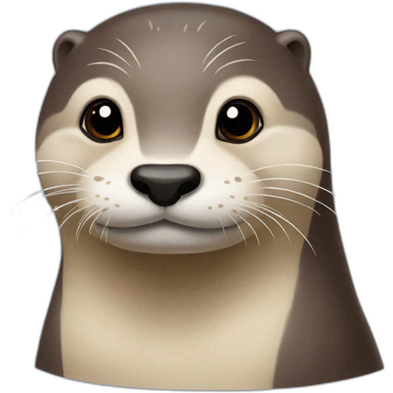 Loutre mignone emoji