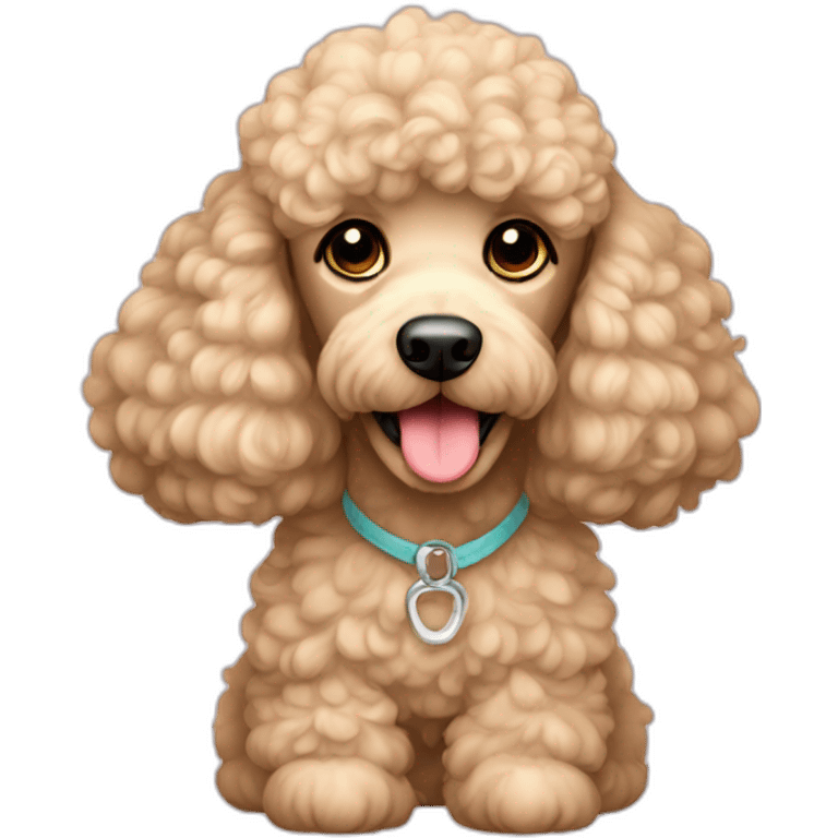 Poodle beige emoji