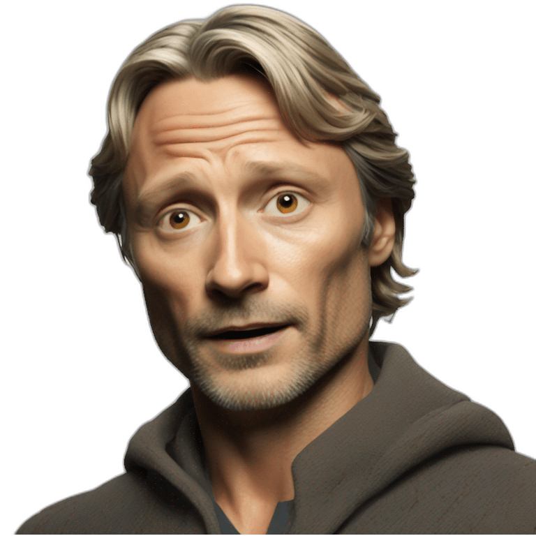 Mads Mikkelsen dancing emoji