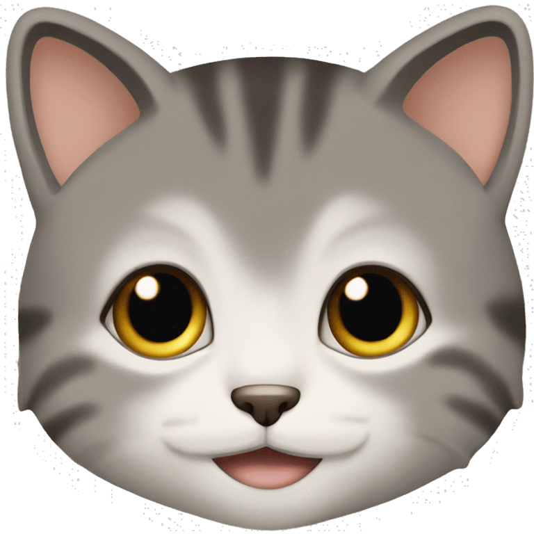 Бежевая кошка emoji