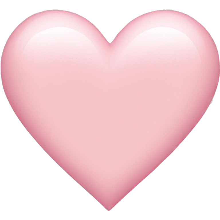 Light pink heart emoji