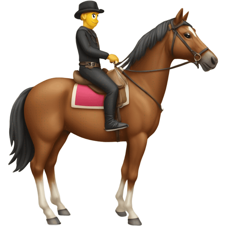 horse ridding emoji