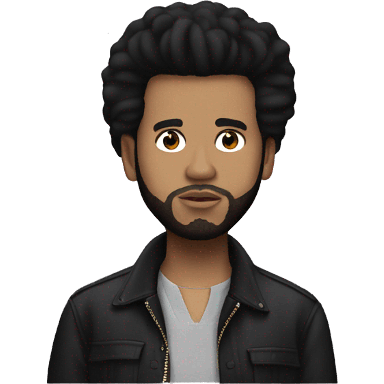 The Weeknd in After Hours Outfit  emoji