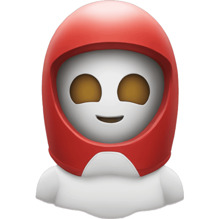 amongus with a space red suit emoji