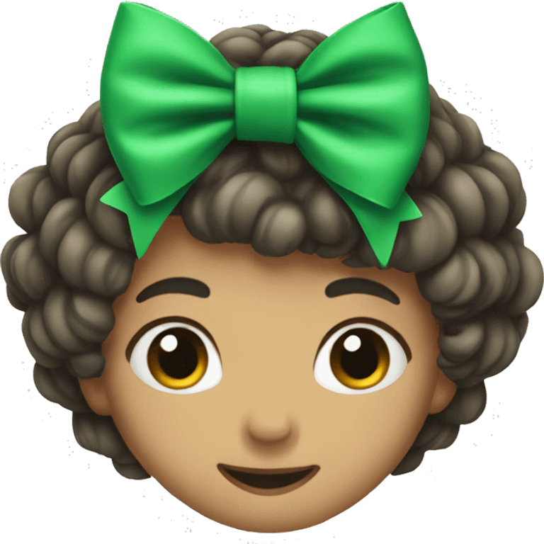 green bow emoji