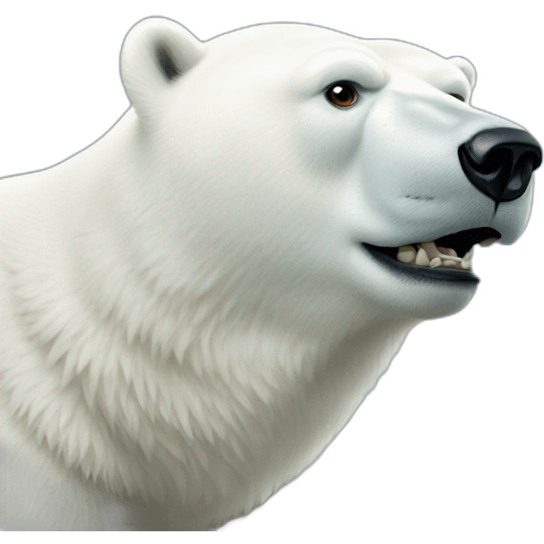 Polar bear emoji