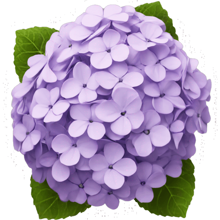 One hydrangea emoji