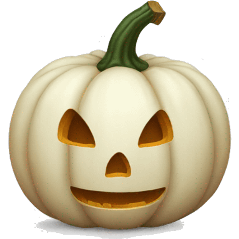 white pumpkin emoji