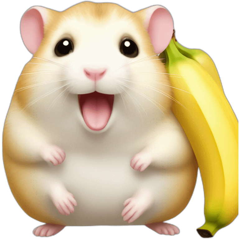 hamster banana emoji