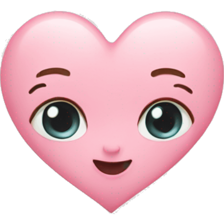 Baby pink heart emoji