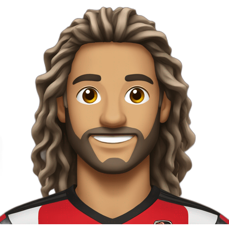 Símbolo do time do Flamengo emoji