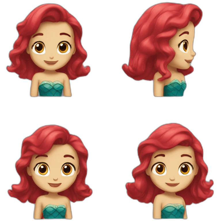 Little mermaid emoji