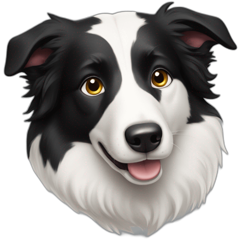 black-and-white-smooth-coat-border-collie emoji