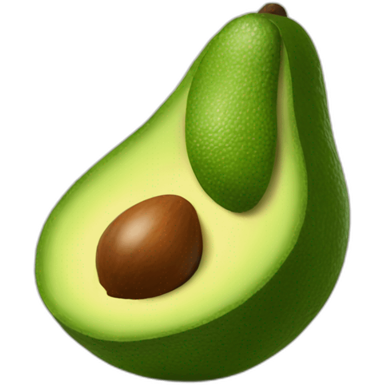 Avocado the dancing fruit emoji