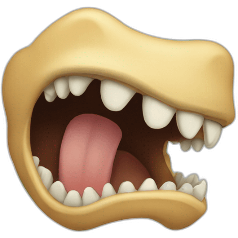 jaw - mewing emoji