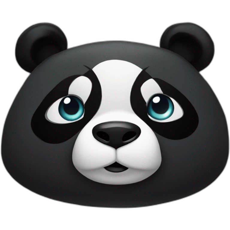 Panda riendose emoji