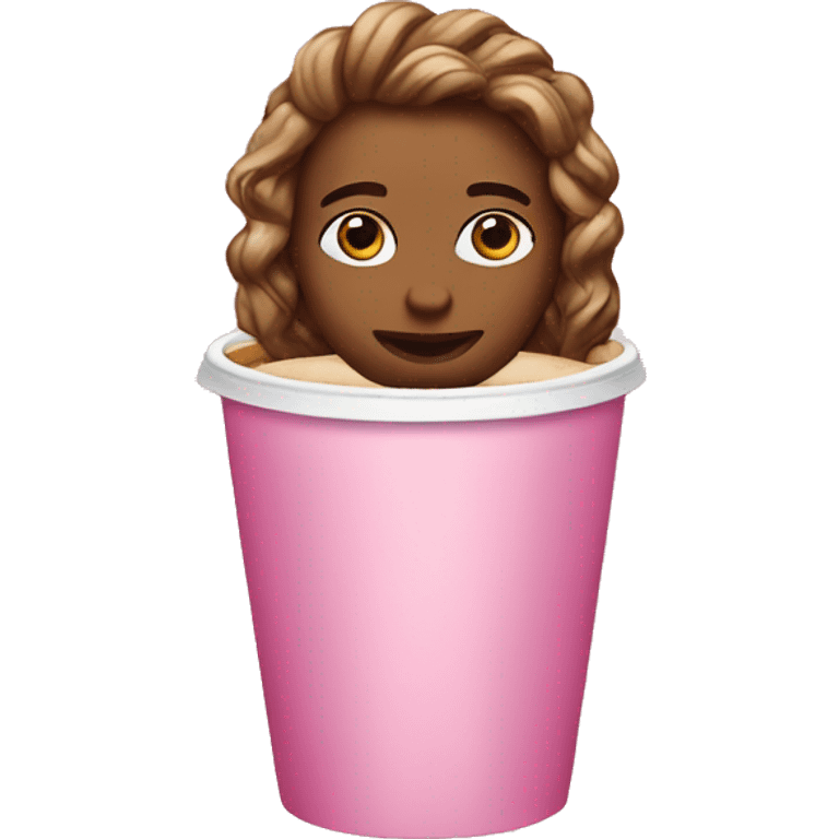 Pink Starbucks  emoji