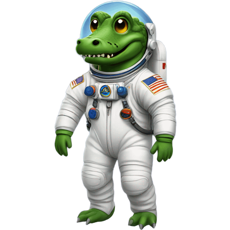 Alligator astronaut emoji