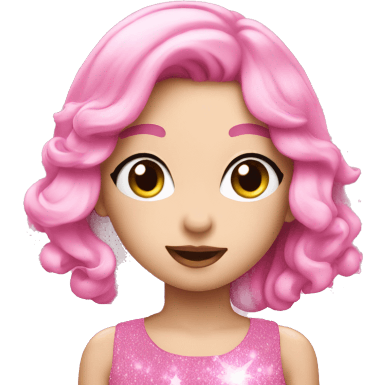 Pink sparkle emoji