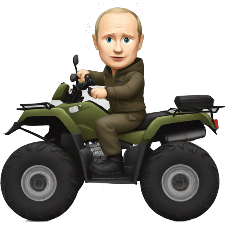 Putin on quad bike emoji