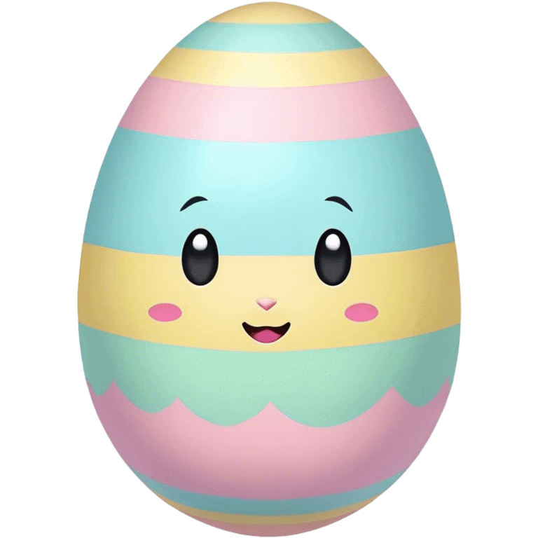 Pastel Easter egg emoji