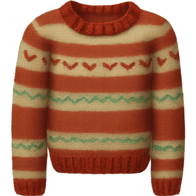 knitted vintage sweater emoji