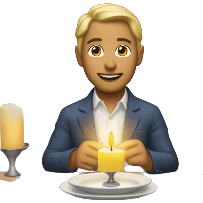 Candlelight diner  emoji