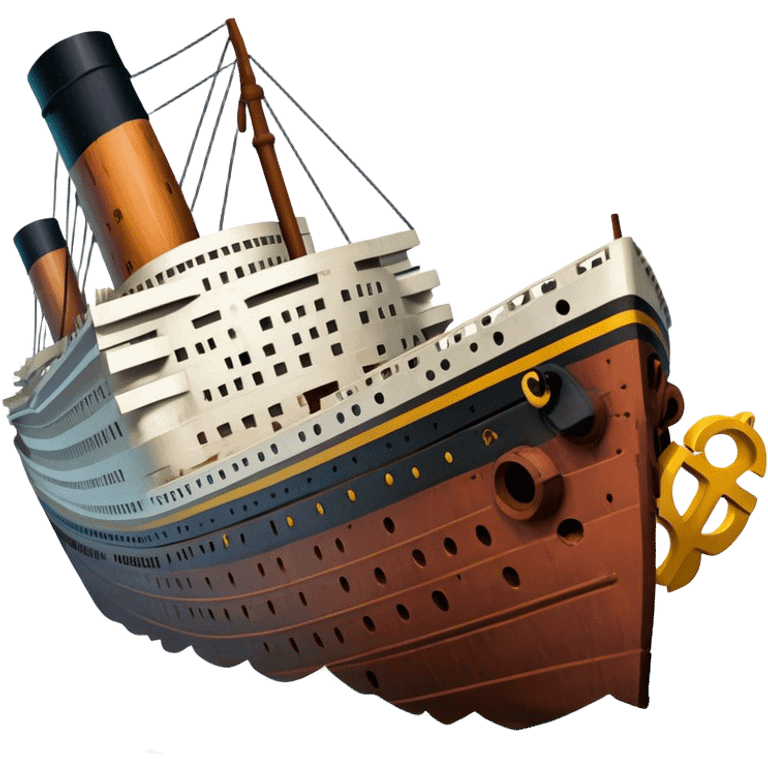 the wreck of the titanic emoji