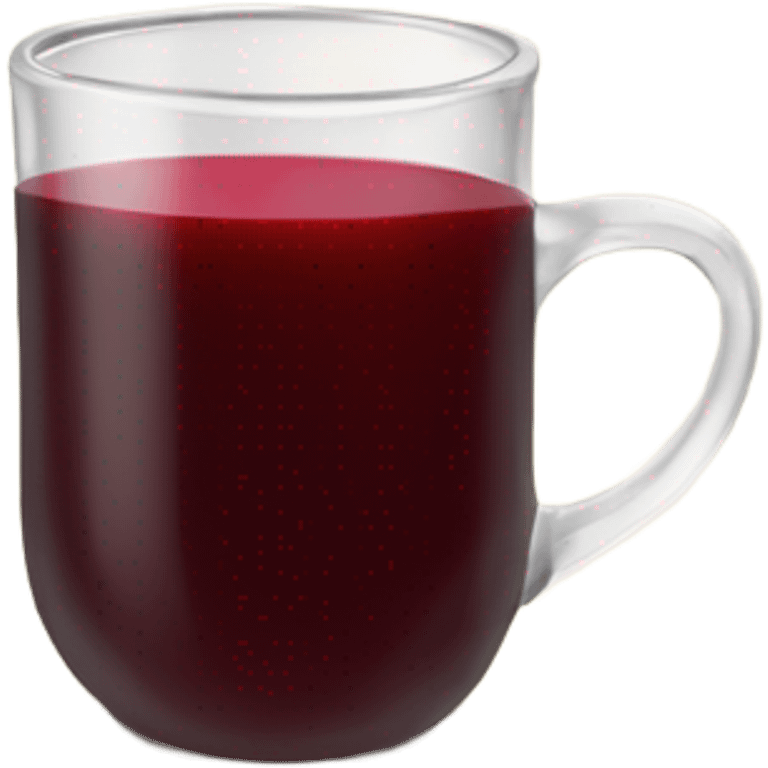 Mulled wine in a mug emoji