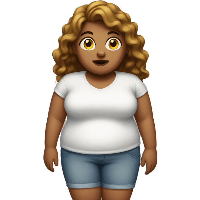 Fat girl emoji