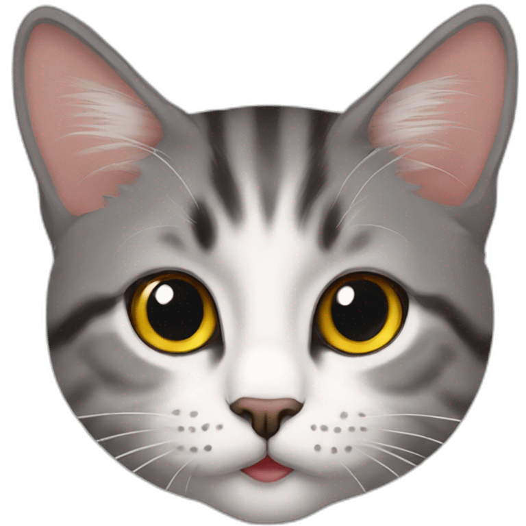 Katze europäisch kurzhaar liegen emoji